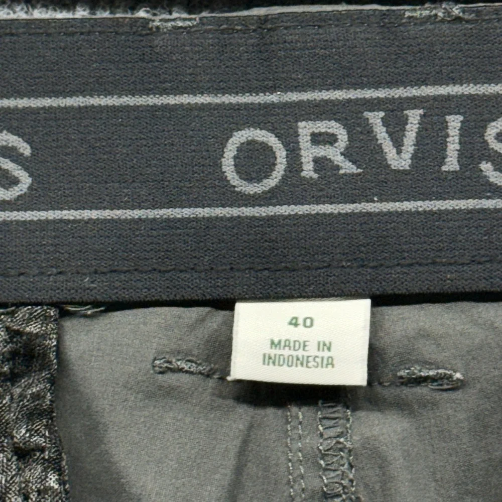 ORVIS Mens Voyager Short Charcoal‎ Gray Cargo Pockets Size 40